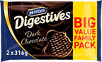McVitie's Dark Chocolate Digestive Biscuits Twin Pack 2 x 316 g
