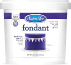 Satin Ice Fondant for Cake Decorating, Purple (2 Pound)