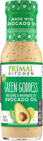 Primal Kitchen Green Goddess Salad Dressing & Marinade made with Avocado Oil, Whole30 Approved, Paleo Friendly, and Keto Certified, 8 Fluid Ounces