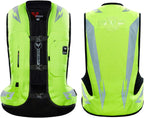 Motorcycle Airbag Vest Inflatable Impact Relief Vest Nylon 600D Fabric, Wear-resistant And Tear-resistant Suitable For Riding, Horse Riding And Outdoor Sports (60CC Cylinder Capacity, Without CO2 Cyli