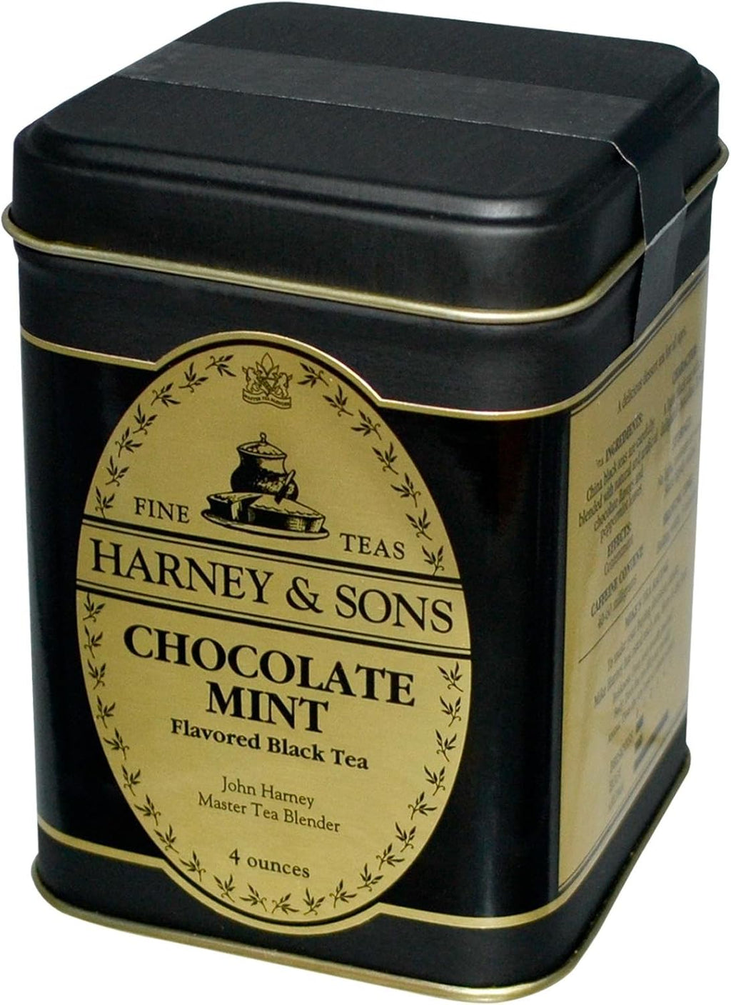 Harney & Sons Loose Leaf Black Tea, Chocolate Mint, 4 Ounce