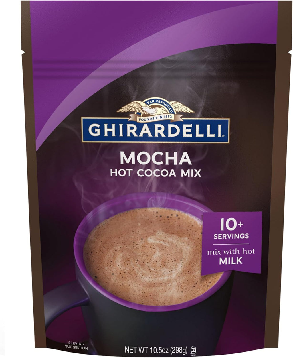 GHIRARDELLI Mocha Hot Cocoa Mix, 10.5 OZ (Pack of 1)