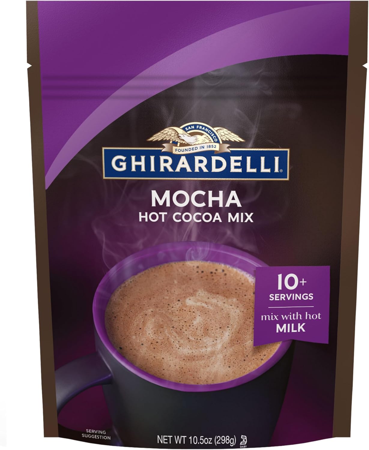 GHIRARDELLI Mocha Hot Cocoa Mix, 10.5 OZ (Pack of 1)