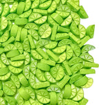 Lime Shaped Hard Candy Sprinkles Edible Confetti Toppers -2oz