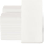 200 Pack Disposable Guest Towels Soft and Absorbent Linen Feel Paper Hand Towels Decorative Bathroom Hand Napkins for Kitchen, Parties, Weddings,Halloween