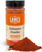 Lane’s Habanero Powder, 7.5 oz - Hot & Spicy Ground Habanero Pepper Powder Seasoning Blend with Chili de Arbol & Black Pepper, All-Natural, Gluten-Free, No MSG - Great for Rubs, Sauces & Marinades