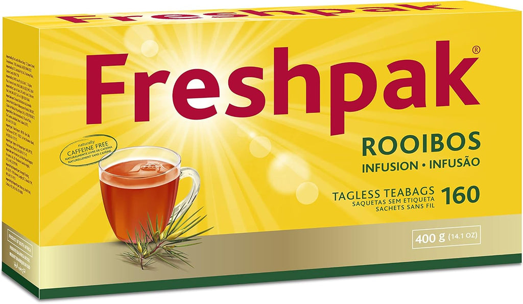 Freshpak Pure Rooibos Tea, New Packaging, 160 Teabags