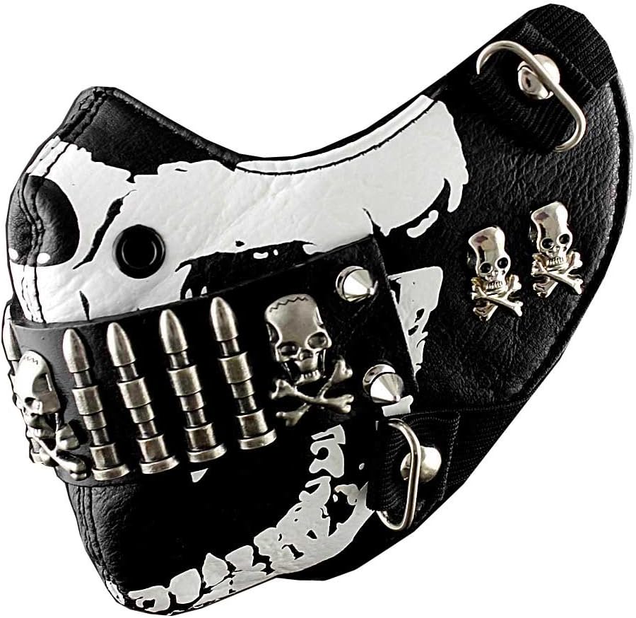 Bullet Mask Mens Punk Rock Biker Custome Hip Hop Motorcycle