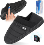 Heated Slippers, BIAL Unisex Electric Heating Pad for Feet, Rechargeable Battery Shoes Heat Foot Warmer Feet Warmer Winter Slipper Cold Weather Slippers for Men Women