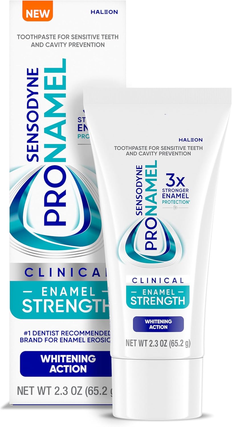 Sensodyne Pronamel Clinical Enamel Strength Toothpaste, Whitening Action, 2.3 oz