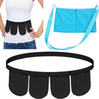 Tondiamo Adjustable Mastectomy Drain Holder Drain Pouch with Shower Bag Drainage Pouch Breast Shirts Two Pockets Mastectomy Tummy Tuck Recovery Supplies(Two and Four Pockets,Black, Blue)