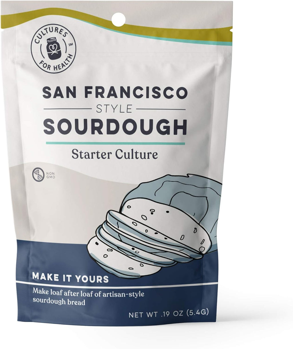 Cultures for Health San Francisco Sourdough Style Starter Culture | Homemade Artisan Bread | Heirloom, non-GMO | Live Culture Bread Mix | Easy to Follow Recipe