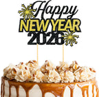 New Year Cake Toppers for New Year Party Decoration Supplies (happy new year)