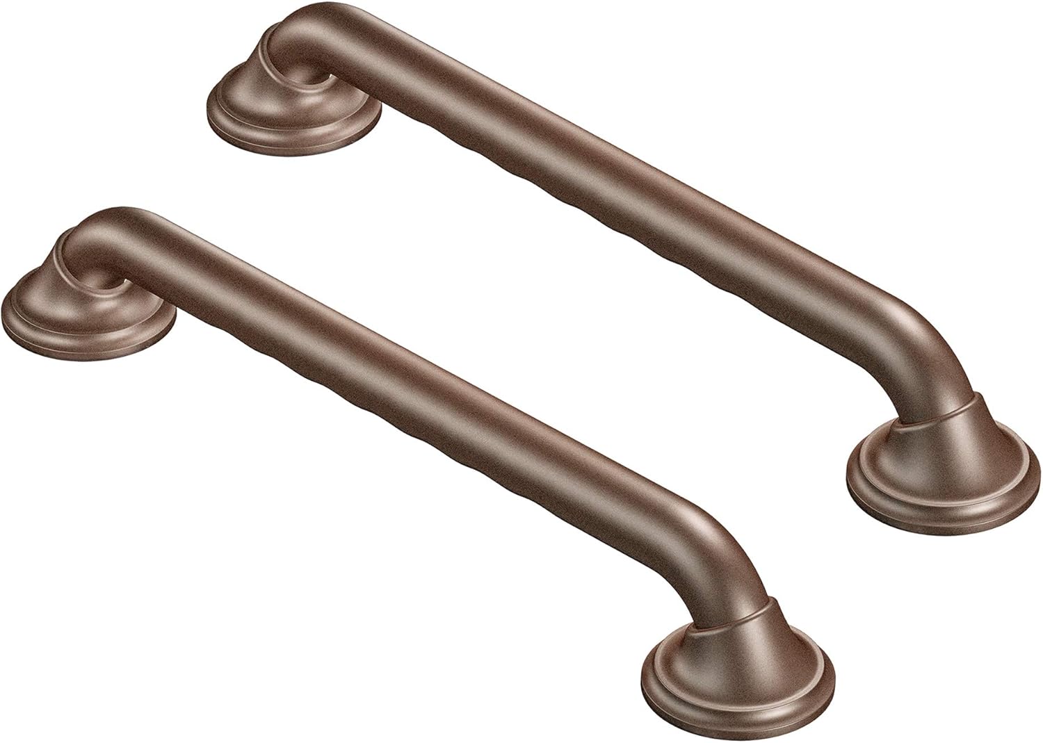 Moen LR8724D3GOWB 24-Inch Designer Grab Bar, Old World Bronze with Moen LR8716D3GOWB 16-Inch Designer Grab Bar, Old World Bronze