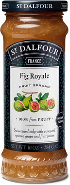 St. Dalfour Fig Royale Fruit Spread - 10oz - 100% from Fruit, No Artificial Ingredients, Non-GMO, No Cane Sugars, All Natural, Made in France