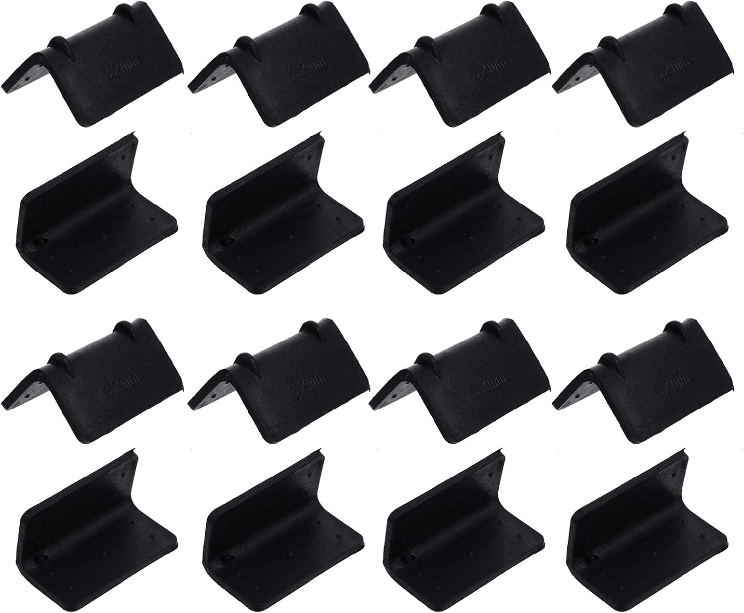 TOYANDONA Plastic Corner Protectors for Straps 2.17X1.18 Inch Edge Guards Cargo Strap Protectors Heavy Duty Tie Down Strap Corner Guard for Shipping Pallet Load Protection