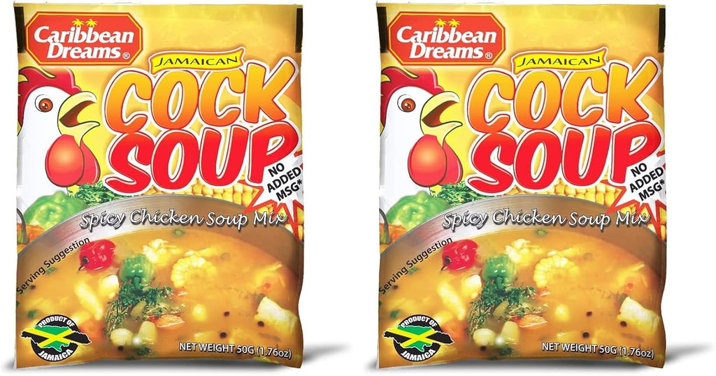 Caribbean Dreams Jamaican Cock Soup Mix, 50g (Pack of 20)