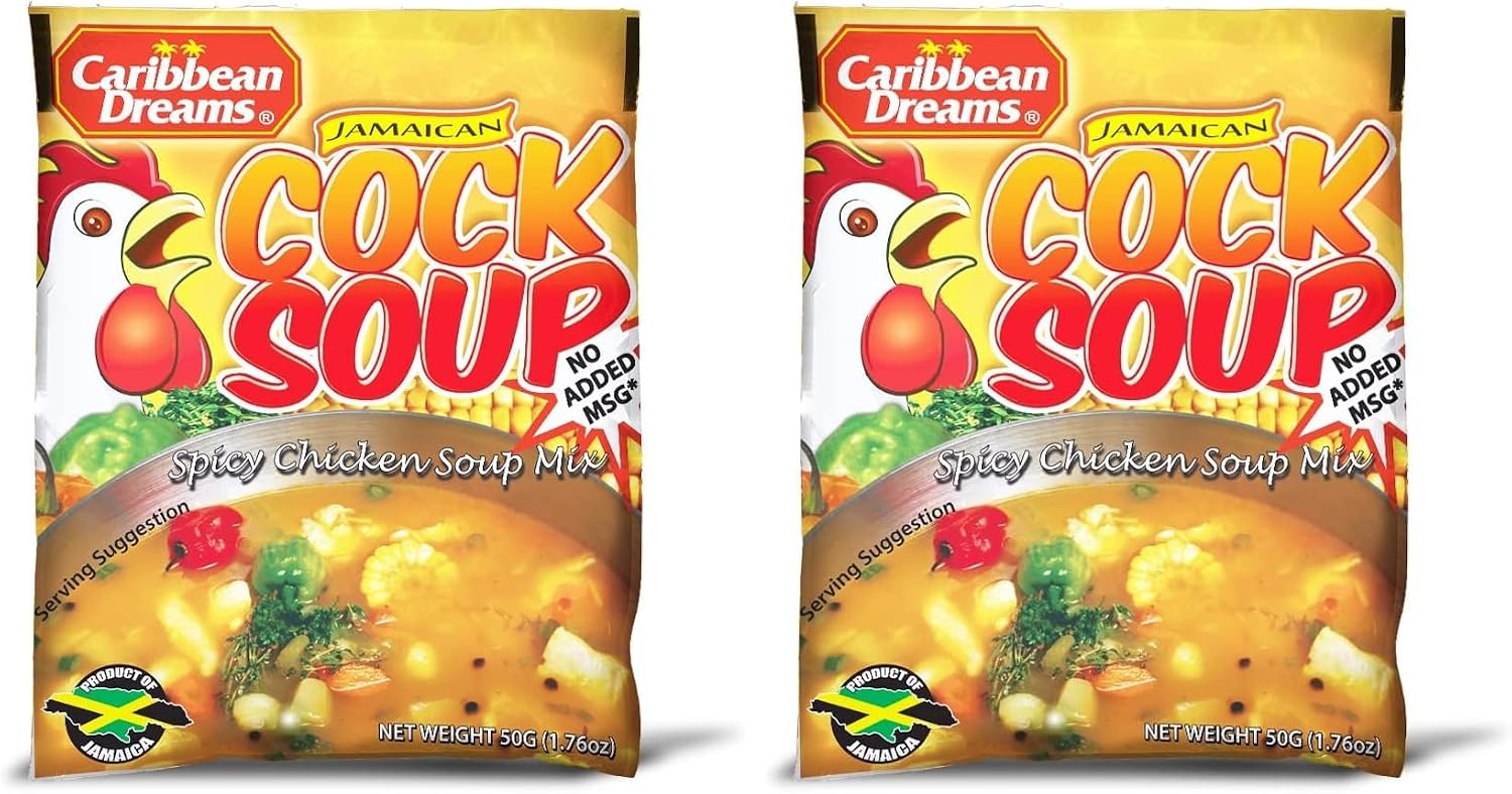 Caribbean Dreams Jamaican Cock Soup Mix, 50g (Pack of 20)