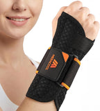 MEENCOOL Carpal Tunnel Wrist Brace Night Support, Adjustable Splint Right Hand for Wrist Pain Relief – Hand Brace for Tendonitis, Arthritis, Sprain for Men Women (Black, M)