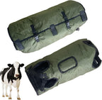 Calf Blanket Coat Green Calf Warm Clothes Winter Blankets for Keep Cow Goat Warmming Wider Belly Protection Windproof Large Size