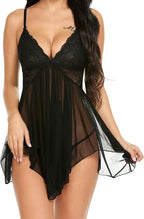 Avidlove Women Lingerie Lace Babydoll V Neck Sexy Sleepwear Strap Chemise