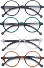 Round Reading Glasses Women Men Blue Light Blocking Circular Readers Unisex Ultra Lightweight Circle Cheaters Glasses