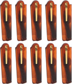 10 Pcs Folding Comb,Folding Pocket Comb Fine Tooth Comb Pocket Beard Comb Handmade Folding Pocket Comb for Styling Hair Mustache Beard