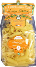 La Fabbrica Della Pasta Gluten Free Rigatoni ca Pont (Bias Cut) 500 Grams (1.1 lb) Bag