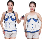TLSO Full Back Brace, Inflatable Thoracolumbar Fixed Spinal Support - Adjustable Orthosis Brace for Spine Fracture, Scoliosis Correction, Post-Operative Recovery & Posture Improvement