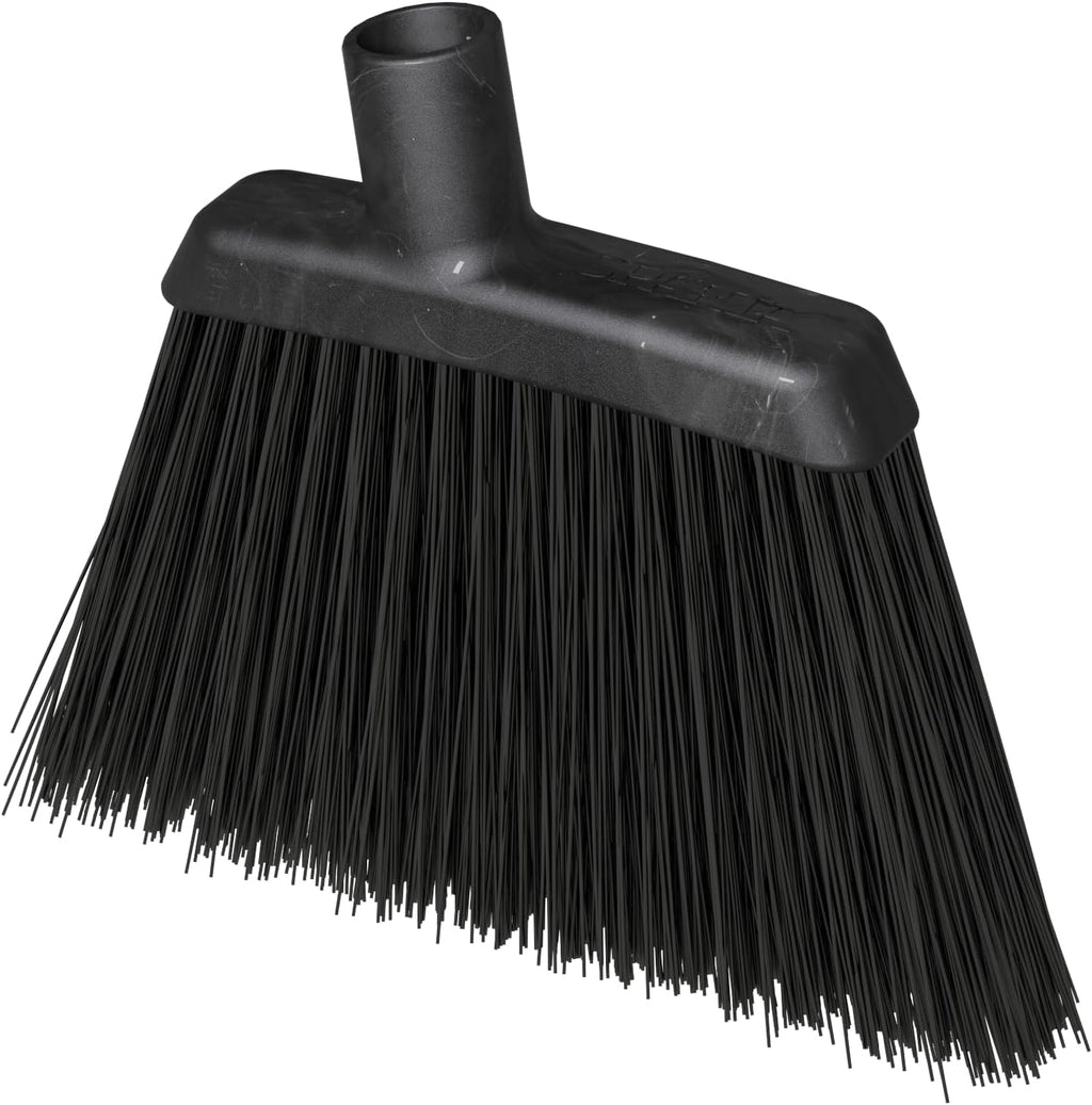 Carlisle FoodService Products 4686003 Duo-Sweep Plastic Small Debris Lobby Broom with Handle, 30 Inches, Black