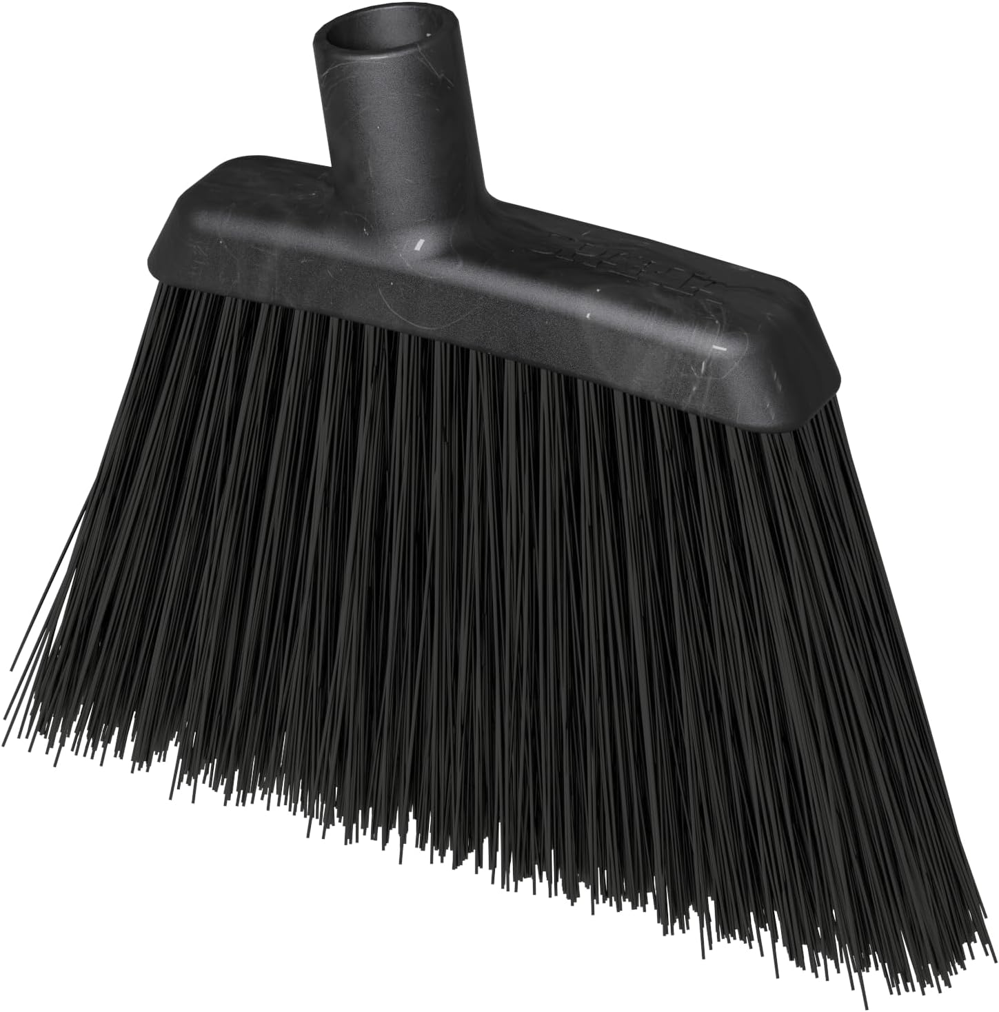 Carlisle FoodService Products 4686003 Duo-Sweep Plastic Small Debris Lobby Broom with Handle, 30 Inches, Black