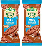 KUPIEC RICE CAKES WITH MILK BELGIAN CHOCOLATE 9OG (3.1 0Z) 2PACK