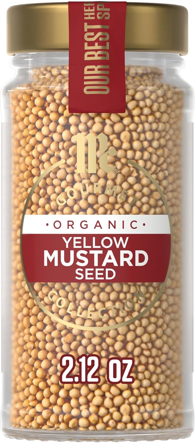 McCormick Gourmet Organic Yellow Mustard Seed, 2.12 oz