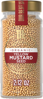 McCormick Gourmet Organic Yellow Mustard Seed, 2.12 oz