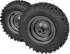 (Set of 2) Replacement for Ariens 07101201, 07101202 Keyed 16x4.80-8 Tire Wheel Assy with new improved non directional Snowblower tire
