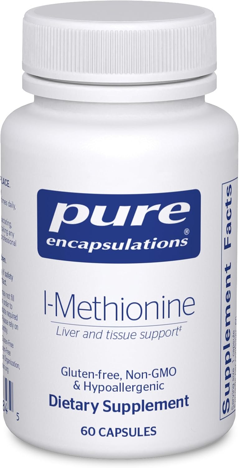 Pure Encapsulations L-Methionine | Glutathione and Amino Acid Supplement for Joints, Liver and Pancreas Support, Antioxidants, and Nervous System* | 60 Capsules