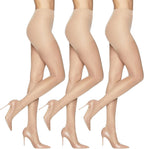 L'eggs Sheer Energy Women's Medium Support Leg, Control Top, Sheer Toe, Compression Tights
