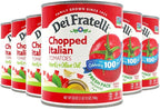 Dei Fratelli Chopped Italian Tomatoes with Herbs and Olive Oil - Vine-Ripened – Non GMO, Gluten-Free (28 oz. Cans, 6 pack)
