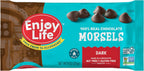 Enjoy Life Baking Dark Chocolate Morsels, Dairy Free , Soy Free, Nut Free, Non GMO, Gluten Free, Vegan Chocolate Chips, 9 oz bag