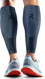 Rymora Calf Compression Sleeves Men Women - Leg Compression Sleeve Footless Socks - Shin Splint Relief Fitness Running