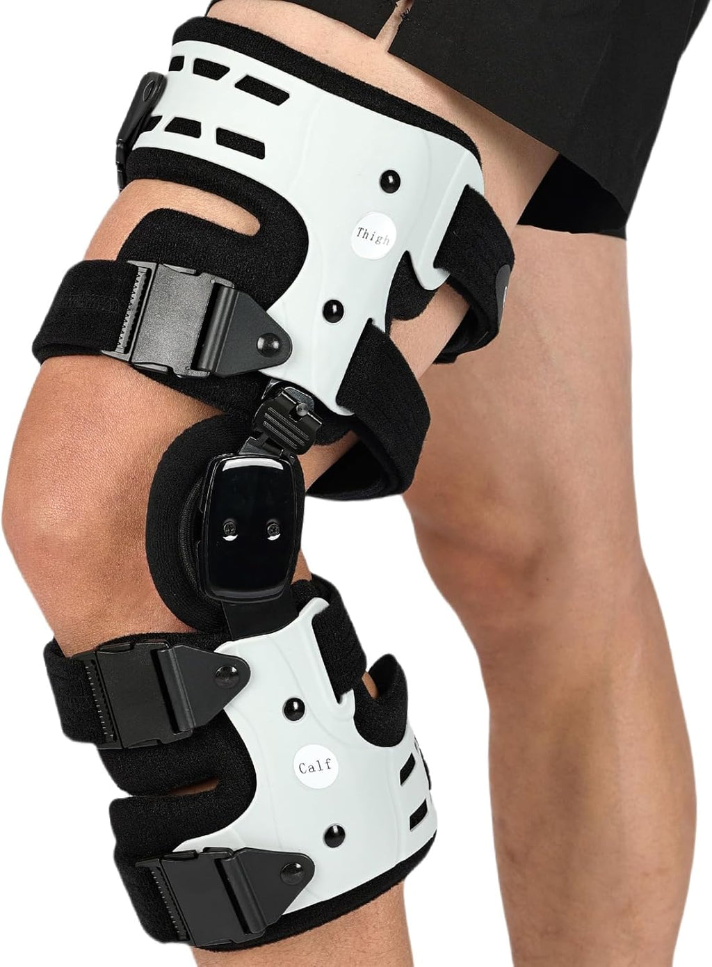 Orthomen OA Unloader Knee Brace, Adjustable Metal Medial & Lateral Valgus Knee Support,Osteoarthritis,Arthritis Pain Relief and Bone on Bone for Men & Women, Left
