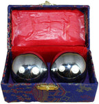 2pcs Baoding Balls,Chinese Health Exercise Stress Balls with Box,Meditation Massage Handball,Finger Exercise Stress Relief Baoding Ball RelaxationTherapy(Dia 1.49inch,Box Color Random)