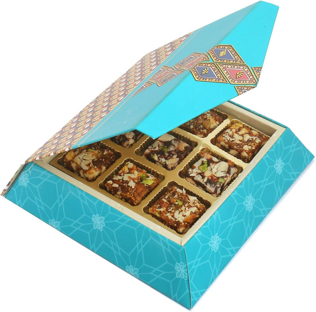 Ghasitaram Gifts Diwali Gifts 9 pcs Sugarfree Bites SQ Box