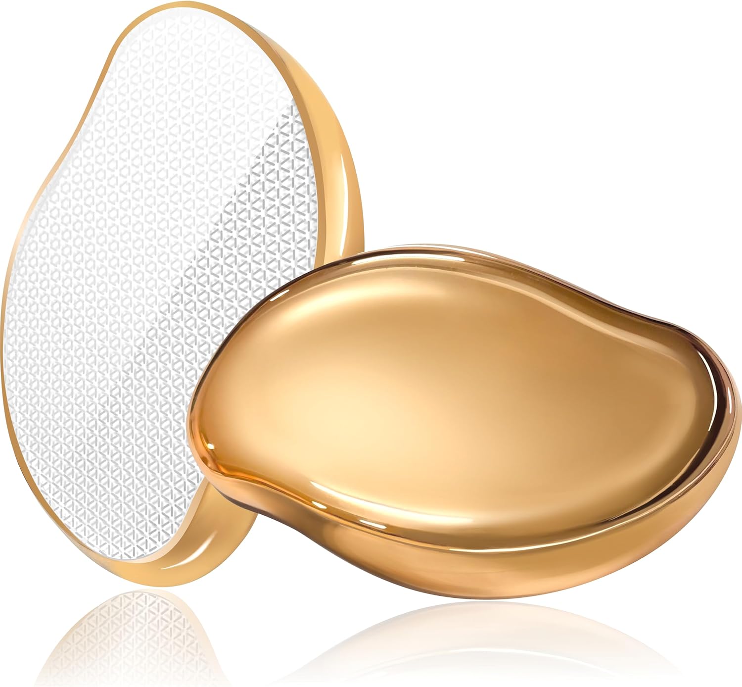 GABOX Crystal Hair Remover, Crystal Hair Eraser, Nano Glass Hair Razor Epilator Tools for Women & Men, Gold