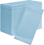 AMERICAN HOMESTEAD Paper Napkins - Light Blue Disposable Linen-Like Dinner Napkins - Restaurant-Quality Table Serviettes for Weddings, Parties, and Events - 15.75" x 15.75" - 50 Count