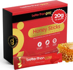 Better than Gold Royal Honey Packets for Men - 12pk (20g - 0.7oz) - Premium Herbal Blend with Black Ginger & Ginseng - Natural Energy, Vitality & Stamina Support - No-Spill Sachet