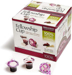 BROADMAN CHURCH SUPPLIES Pre-filled Communion Fellowship Cup, Juice and Wafer Set, 100 Count