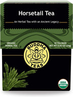 Buddha Teas - Horsetail - Organic Herbal Tea - For Cognitive Balance & Overall Health - With Antioxidants, B Vitamins & Silica - Caffeine Free - 100% Kosher & Non-GMO - 18 Tea Bags (Pack of 1)