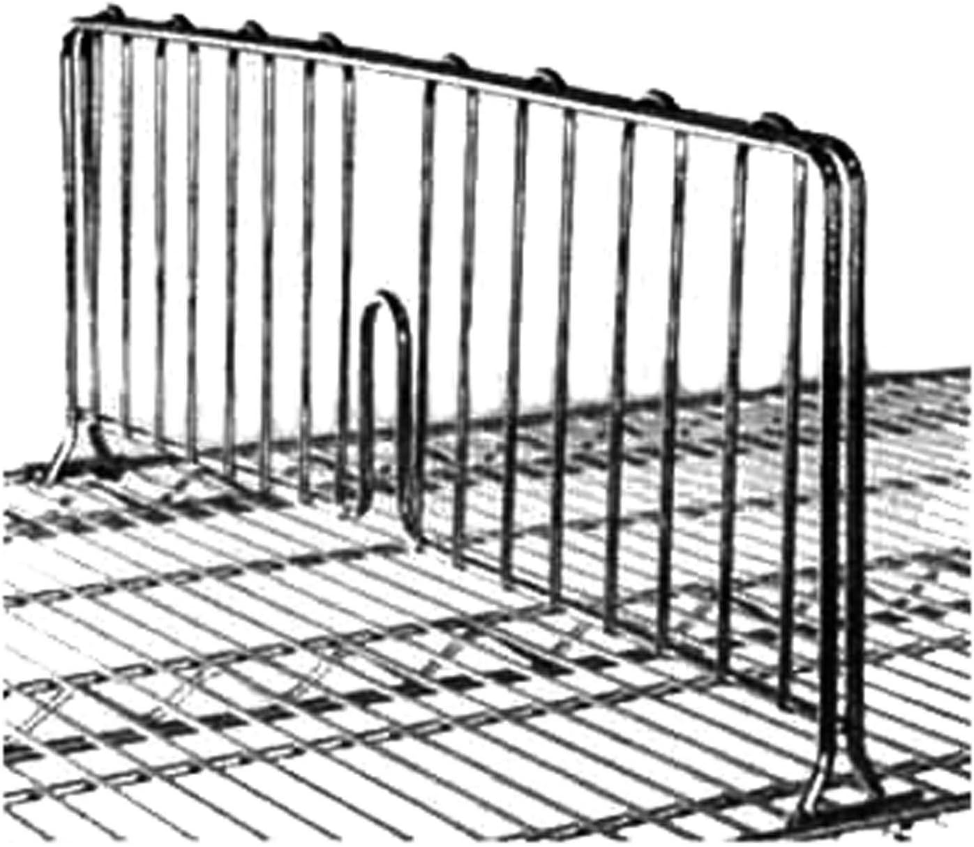 Metro DD21C Super Erecta Shelf Divider, Chrome, 8" x 21"