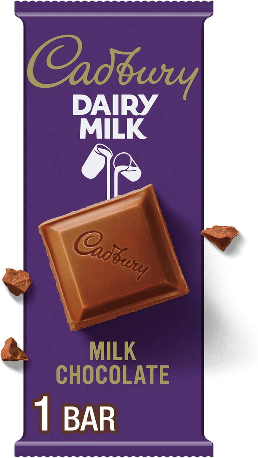 CADBURY DAIRY MILK Milk Chocolate Candy Bar, 3.5 oz